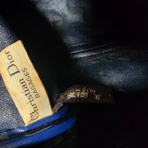 Christian Dior Boston Trotter. Small spots ext. Int dryness NO peeling or sticky
